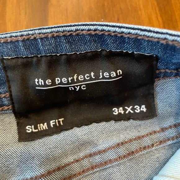 NYC Men’s Perfect Jean Slim Fit 34x34 - Picture 2 of 5
